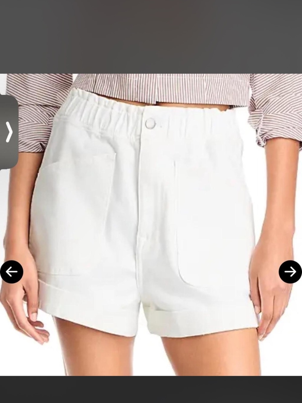 Aqua White Women’s Shorts Bloomingdale’s exclusive - Picture 2 of 10